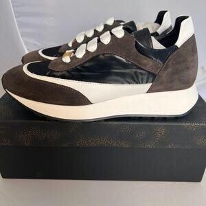 NIB LITA by Ciara Women's Italian Leather Multicolor Trainer Sneakers, Shoes